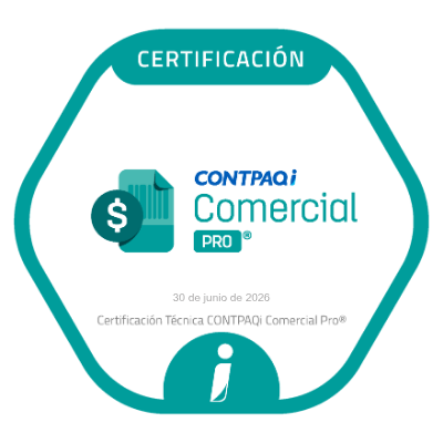 Certificación técnica CONTPAQi Comercial PRO
