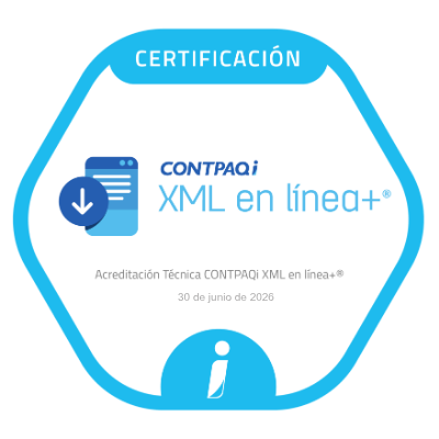 Acreditación técnica CONTPAQi XML en línea más